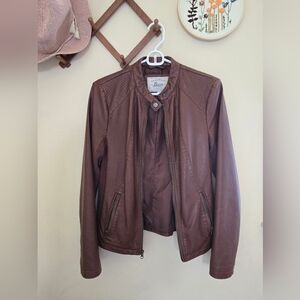 Bass Faux Leather Jacket
